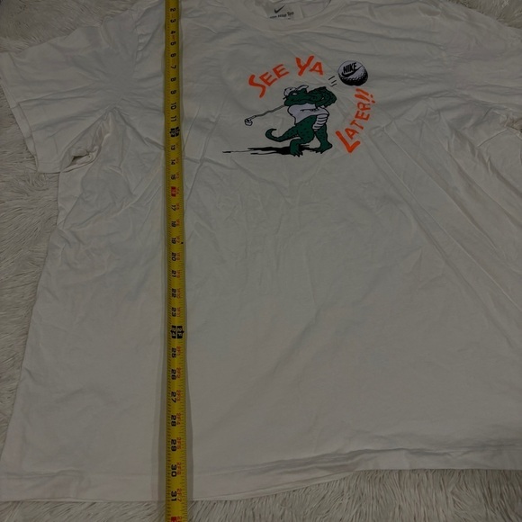 Nike Men's Golf White Crew Neck Short Sleeve T-Shirt “See Ya Later”  Size 4XL - Picture 8 of 14